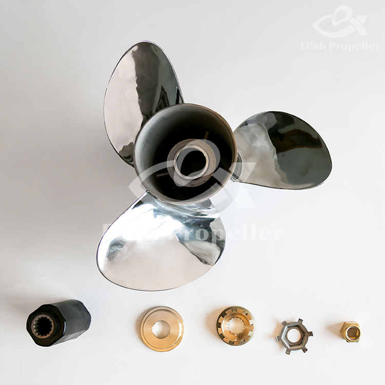 Powerwing Stainless Steel Marine Boat Outboard Propeller For Honda 203-14151-17