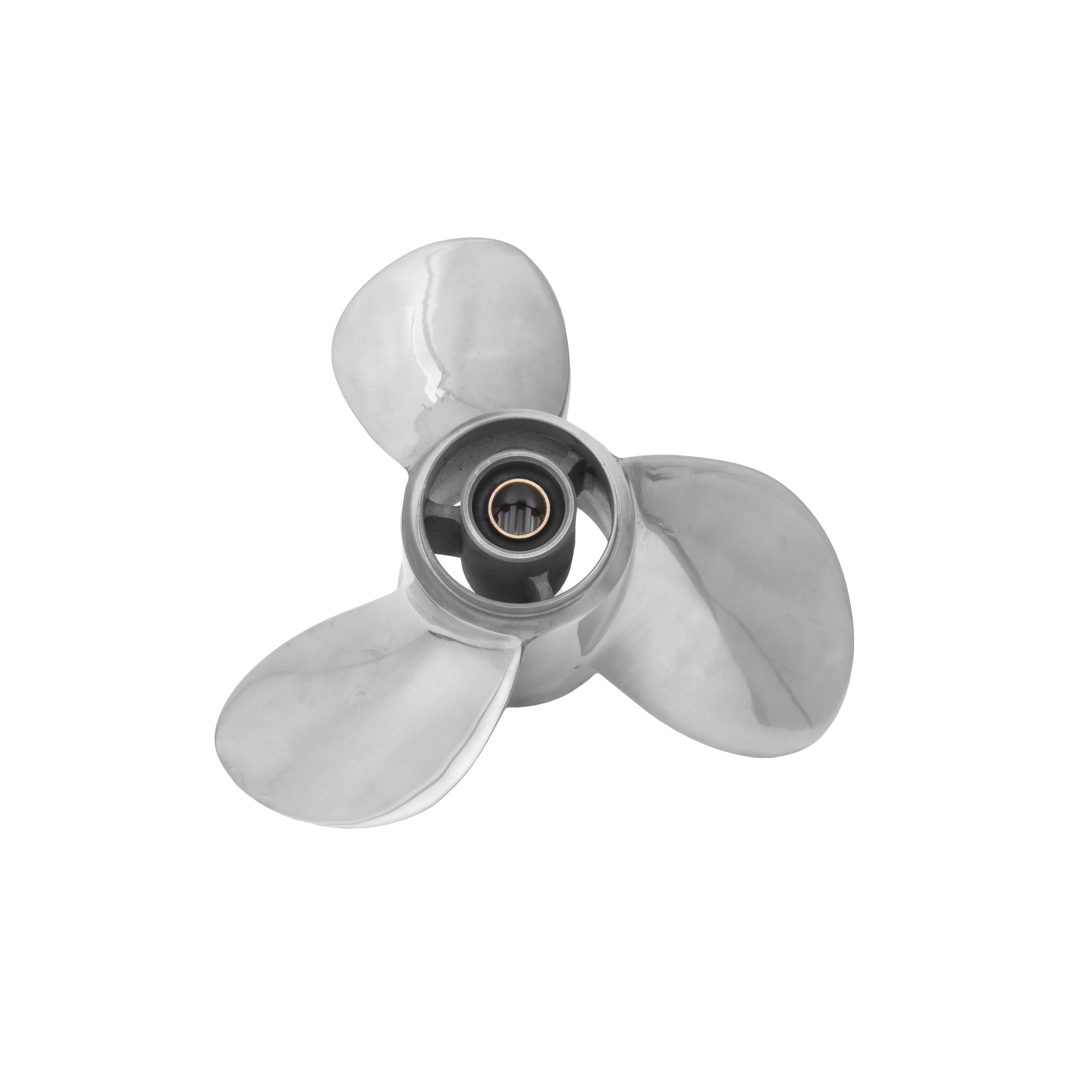 FLISH Stainless Steel Outboard Propeller Boat Props 10 1/4 x 12 for