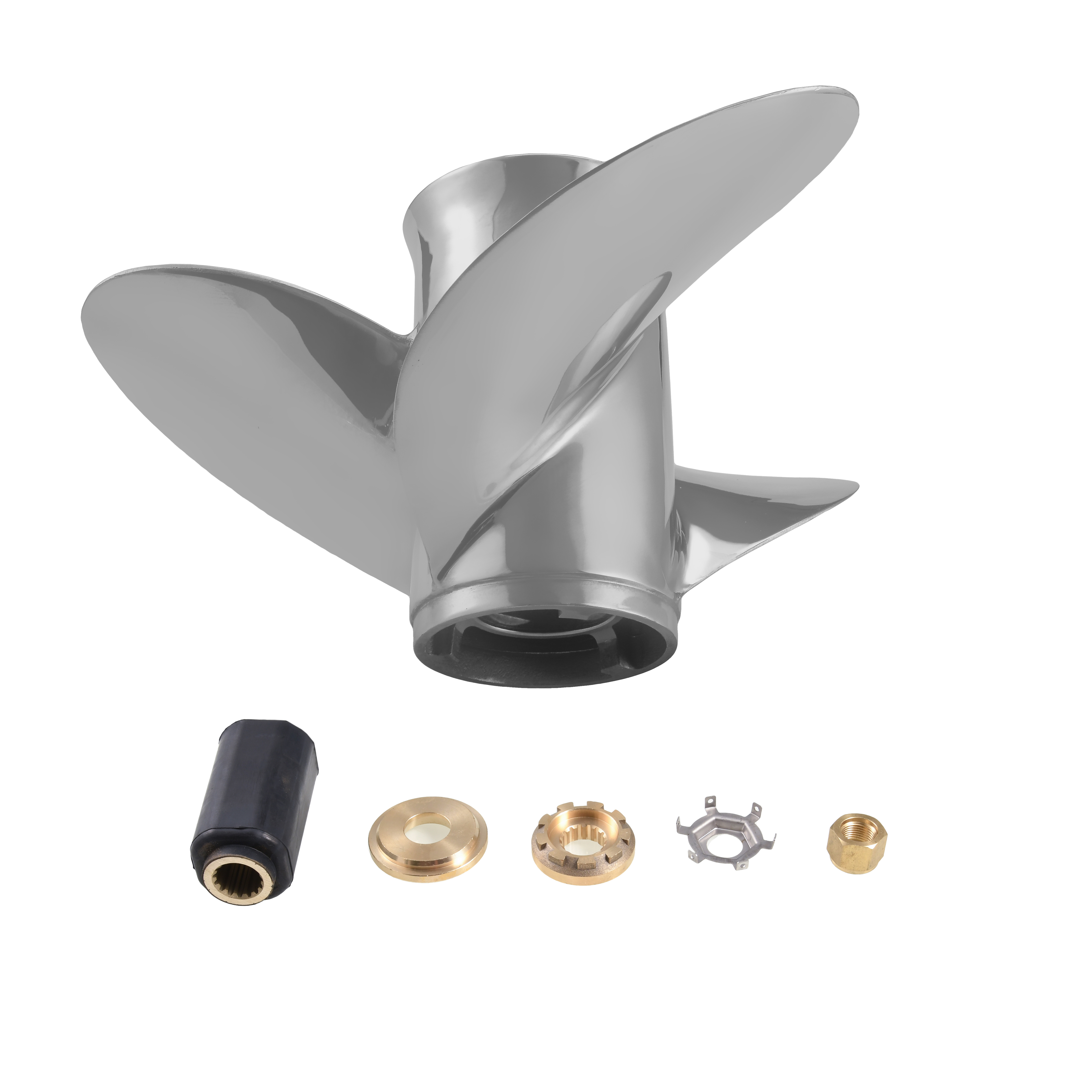 Interchangeable 90CT-400 Stainless Steel Outboard Propeller for Mercury