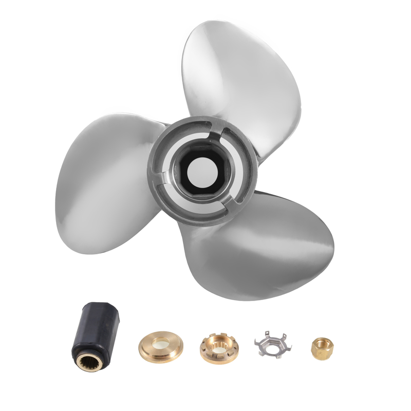 Interchangeable 150-250HP Stainless Steel 16 X 18 Outboard Propeller for Honda 15Tooth Spline RH