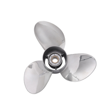 25-60HP Stainless Steel 11 3/8 X 12 Outboard Propeller for Yamaha 663-45970-60-98 13Tooth Spline RH