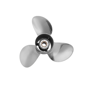 25-60HP Stainless Steel 11 1/4 X 14 Outboard Propeller for Yamaha 663-45930-00-98 13Tooth Spline RH
